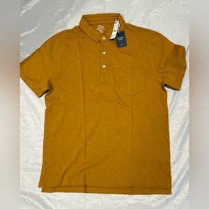 Jcrew garment-dyed slub cotton polo